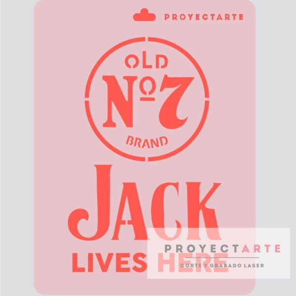 Stencil Chapa Jack