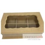 Caja de Té x6 con Tapa calada
