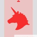 Stencil Cabeza unicornio