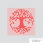 Stencil Árbol de la vida chico