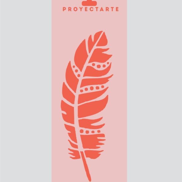 Stencil Pluma chico