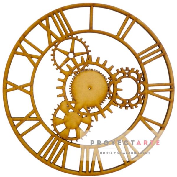 Reloj con tuercas