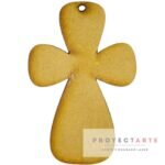 Cruz redondeada con agujero