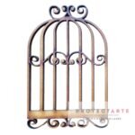 Jaula con arabezcos vacía