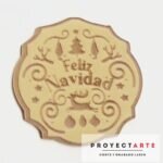 Sello inverso Feliz Navidad