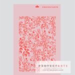 Stencil Fondo f de Flores