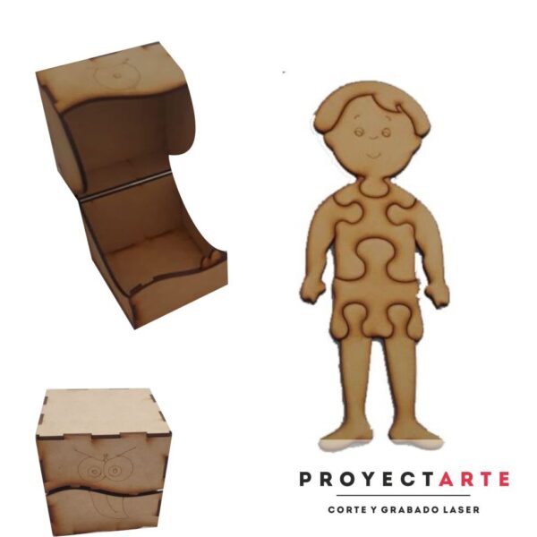 Colección cajitas enojadas -puzle niño