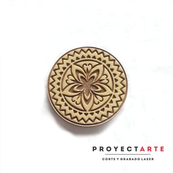Sello Inverso Mandala circular