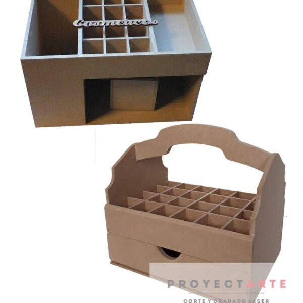 Kit de portacosméticos y esmaltera