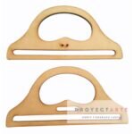 Asas de carteras con cierre botón