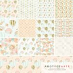 Colección de papeles "Globo bebé"