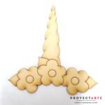 Cuerno de Unicornio con flores