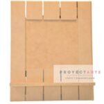 Cuadro tipo pallet con estante