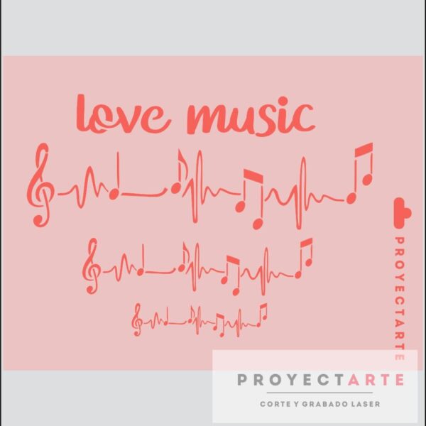 Stencil love music
