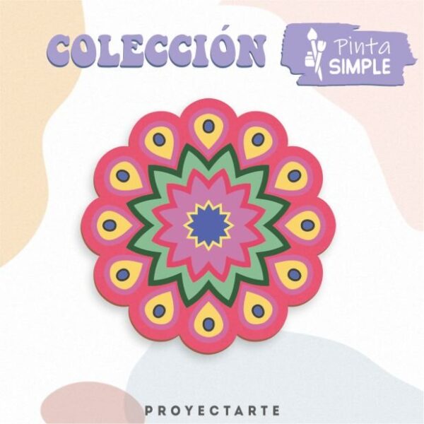 Mandala petalos 20cm