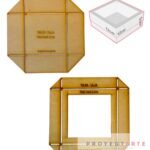 Molde Caja tapa capuchón con o sin visor