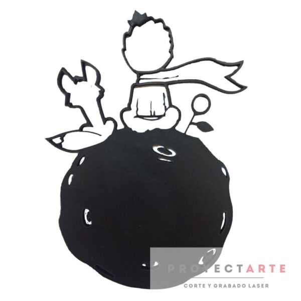 El principito sobre planeta