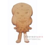 Superhéroes cabezones Mujer Maravilla