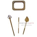 Boton pasador rectangulo