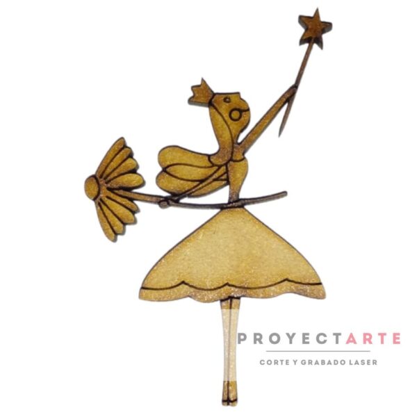 hada con flor y estrella