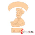 abierto cerrado panadería