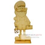 Papá Noel 3d con farol