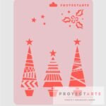 Stencil Arbolitos flacos