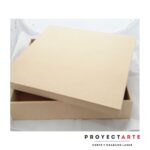 Caja chata con tapa capuchón