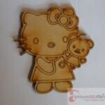 kitty con osito al costado