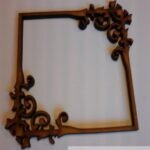 Marco rectangular con esquineros