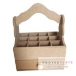 Porta esmaltes con cajón x12 pequeño