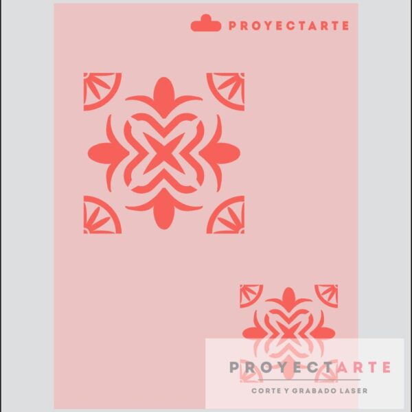 Stencil mayolica 3