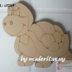 tortuga parada de frente