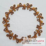 Aro con hojas caladas