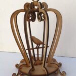 Jaula Oval con arabezcos 3d