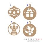 Chirimbolos clásicos realizados en mdf de 3mm