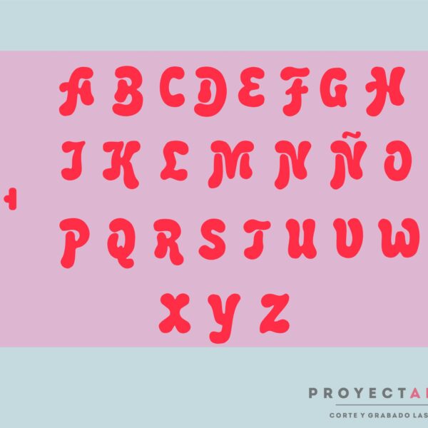 abecedario 3cm