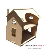 Casa Madera Proyectarte Para Muñecas Barbie - Image 2