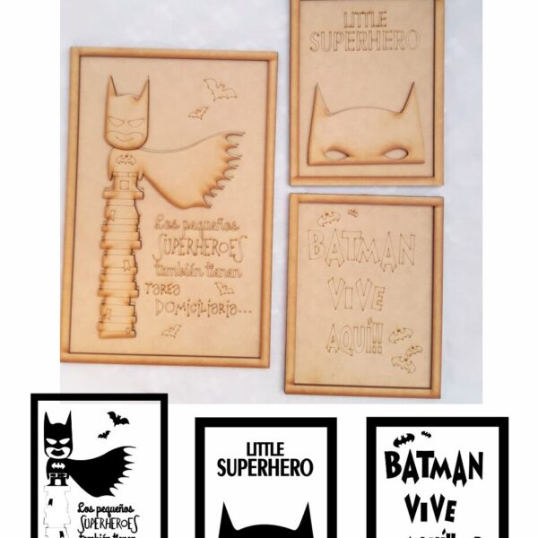 Cuadros 3D Batman