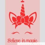 Stencil Believe in magic