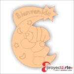 Bienvenido oso en luna