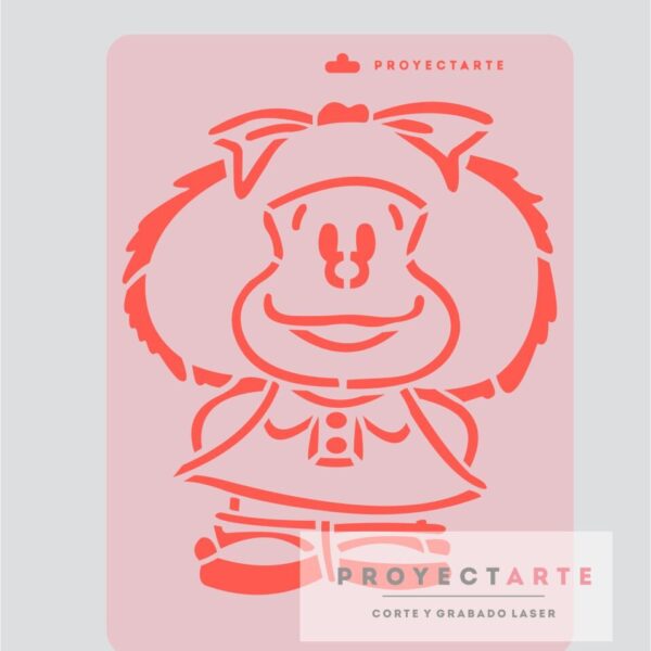 Stencil Mafalda