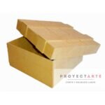 Caja 15x15cm con tapa de tablas 3mm