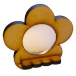 Espejo flor con estante