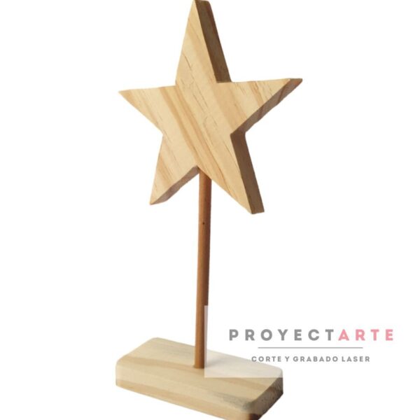 Estrella con pie
