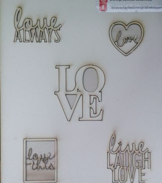 Kit de figuras Love