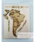 Puzle mapa de América del Sur - Image 2