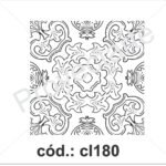 Sello fondo arabesco