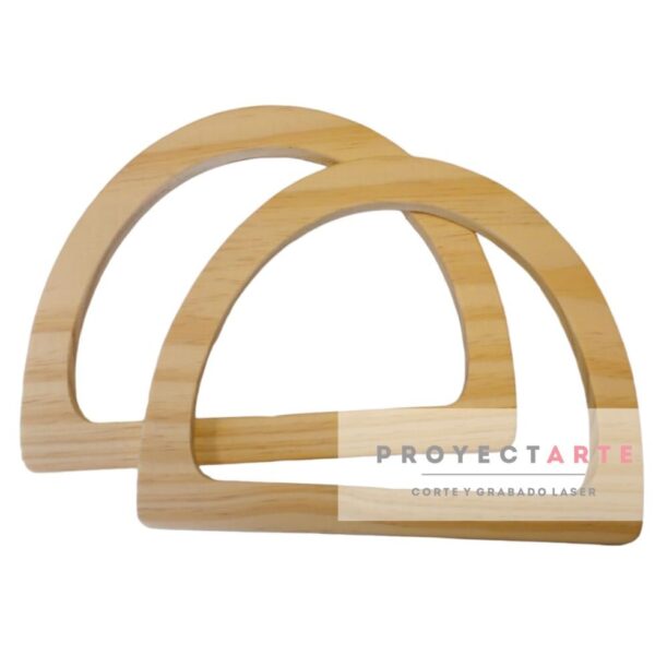 Asas de madera grande