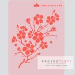 Stencil Rama de flores